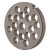 Franklin Machine Products 205-1007 Meat Grinder Plate  3/8 addl-1
