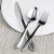 Winco 0019-08 Flute Heavy Weight Mirror Finish Stainless Steel Dinner Knife (12/Pack) addl-2