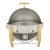 Winco 103A Virtuoso Round Chafer with Gold Accent 6 Qt. addl-2