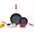 Winco AFP-12NS-H 12" Quantum Non-Stick Aluminum Fry Pan with Silicone Sleeve addl-1