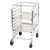 Winco ALRK-10BK 10-Tier Aluminum Pan Rack with Brakes addl-1