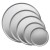 Winco APZC-12 Coupe-Style Aluminum Pizza Pan,12" Dia. addl-1