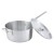Winco ASP-10 Aluminum 10 Qt. Sauce Pan with Helper Handle addl-1