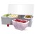Winco CDP-4 Stainless Steel 4-Compartment Condiment Caddy addl-2