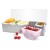 Winco CDP-5 Stainless Steel 5-Compartment Condiment Caddy addl-2