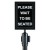 Winco CGSF-12K Stanchion Top Sign Frame, Black addl-1