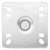 Winco CT-44B Universal Plate Caster Set 4" x 4" with 5" Wheel and Brake addl-1