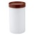 Winco PPB-1B Liquor and Juice Multi-Pour Bottle with Brown Spout and Lid 1 Qt. addl-1