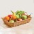 Winco PWBN-16B Oblong Woven Basket with Handle 16"x 11" x 3" addl-4