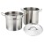 Winco SSDB-8 Stainless Steel 8 Qt. Double Boiler with Cover addl-1
