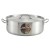 Winco SSLB-30 Stainless Steel 30 Qt. Brazier with Lid addl-1