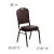 Flash Furniture FD-C01-COPPER-BRN-VY-GG HERCULES Series Crown Back Stacking Banquet Chair with Brown Vinyl/Copper Vein Frame addl-1