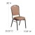 Flash Furniture FD-C01-Gold Vein-GO-GG HERCULES Series Crown Back Stacking Banquet Chair/Gold Diamond Patterned Fabric/Gold Vein Frame addl-1