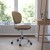 Flash Furniture H-2376-F-COF-GG Mid-Back Coffee Brown Mesh Task Chair with Chrome Base addl-3