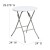 Flash Furniture DAD-YCZ-80R-1-SM-GW-GG Commercial Grade Folding Table 24" addl-1