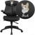Flash Furniture BL-ZP-804-GG Mid-Back Leather Office Chair with Back Angle Adjustment and Flip-Up Arms addl-1