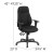 Flash Furniture BT-90297H-A-GG High Back Black Fabric Multi-Functional Ergonomic Chair with Height Adjustable Arms addl-1