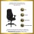Flash Furniture BT-90297H-A-GG High Back Black Fabric Multi-Functional Ergonomic Chair with Height Adjustable Arms addl-2