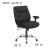 Flash Furniture GO-2073F-GG HERCULES Series 400 Lb. Capacity Big & Tall Fabric Task Chair with Height Adjustable Arms addl-1