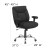 Flash Furniture GO-2078-GG HERCULES Series 24/7 Intensive Use Big & Tall 500 Lb. Capacity Fabric Executive Swivel Chair with Loop Arms addl-1