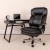 Flash Furniture GO-2078-LEA-GG HERCULES Series 24/7 Intensive Use, Big & Tall 500 Lb. Capacity Leather Executive Swivel Chair with Loop Arms addl-3