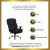 Flash Furniture GO-2085-GG HERCULES Series 24/7 Intensive Use, Multi-Shift, Big & Tall 400 Lb. Capacity Black Fabric Executive Swivel Chair with Lumbar Support Knob addl-2