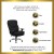 Flash Furniture GO-2085-GG HERCULES Series 24/7 Intensive Use Big & Tall 400 Lb. Capacity Black Fabric Executive Swivel Chair addl-2