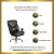 Flash Furniture GO-2085-LEA-GG HERCULES Series 24/7 Intensive Use Big & Tall 400 Lb. Capacity Black Leather Executive Swivel Chair with Lumbar Support Knob addl-2