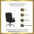 Flash Furniture GO-2149-GG HERCULES Series 24/7 Intensive Use Big & Tall 400 Lb. Capacity Black Fabric Executive Swivel Chair with Lumbar Support Knob addl-5