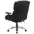 Flash Furniture GO-2149-GG HERCULES Series 24/7 Intensive Use Big & Tall 400 Lb. Capacity Black Fabric Executive Swivel Chair with Lumbar Support Knob addl-2