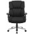 Flash Furniture GO-2149-GG HERCULES Series 24/7 Intensive Use Big & Tall 400 Lb. Capacity Black Fabric Executive Swivel Chair with Lumbar Support Knob addl-3