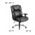 Flash Furniture GO-2149-LEA-GG HERCULES Series 24/7 Intensive Use, Big & Tall 400 Lb. Capacity Black Leather Executive Swivel Chair  addl-1