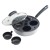 Winco CEP-4 4-Egg Nonstick Poacher With Glass Lid addl-1