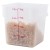 Winco PTSC-8 Translucent Square 8 Qt. Storage Container addl-2