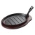 Winco ISP-3-UL Thermal Oval Wooden Underliner for ISP-3 Steak Platter addl-1