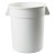Winco FCW-20 20 Gallon Heavy Duty White Polyethylene Container addl-1