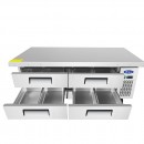 Atosa MGF8453GR 72" Refrigerated Chef Base addl-1
