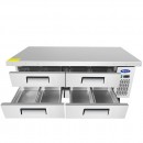 Atosa MGF8454GR 76" Refrigerated Chef Base addl-1