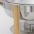 Winco 203 Malibu Stainless Steel Round Chafer 4 Qt. with Gold Accents addl-3