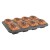 Winco HLF-8MN 8-Section Non-Stick Carbon Steel Mini Loaf Pan addl-1