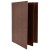 Winco LMD-811BN 8-1/2" x 11" Brown Leatherette Two Panel Menu Cover addl-1