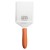 Winco TNH-63 Extra Heavy Turner with Cutting Edge and Orange Nylon Handle, 5" x 6" Blade addl-3