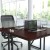 Flash Furniture BR-DDIA-30152-GG Clear Acrylic Desk Partition 60"L x 12"H addl-5