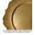 TigerChef Round Gold Scalloped Edge 13" Charger Plate addl-3