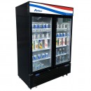 Atosa MCF8733GR Black Two Glass Door Merchandiser Refrigerator 39 " addl-1