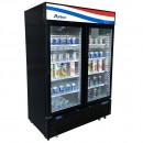Atosa MCF8732GR Black Two Door Merchandiser Freezer 40" addl-3