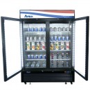 Atosa MCF8732GR Black Two Door Merchandiser Freezer 40" addl-9