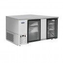 Atosa SBB69GGRAUS1 Stainless Steel Two Glass Door Back Bar Cooler 68" addl-2