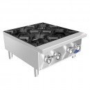 Atosa ACHP-4 Stainless Steel Four Burner Hot Plate, 24" addl-3