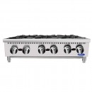 Atosa ACHP-6 Stainless Steel Six Burner Hot Plate, 36" addl-5